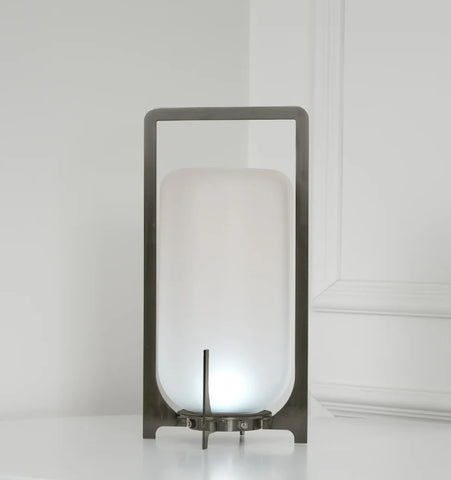 Steel Twilight Lantern Table Light - NexioPick