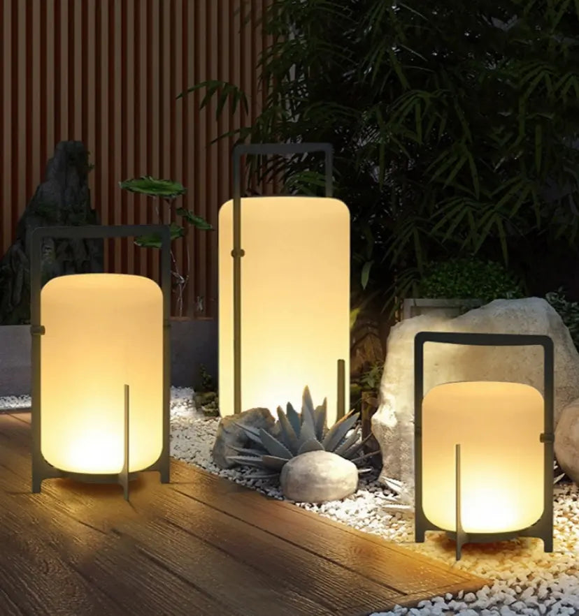 Steel Twilight Lantern Table Light - NexioPick