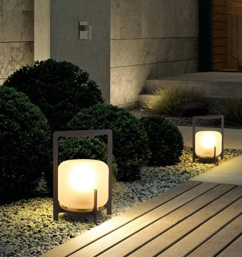 Steel Twilight Lantern Table Light - NexioPick