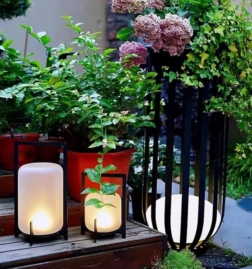 Steel Twilight Lantern Table Light - NexioPick