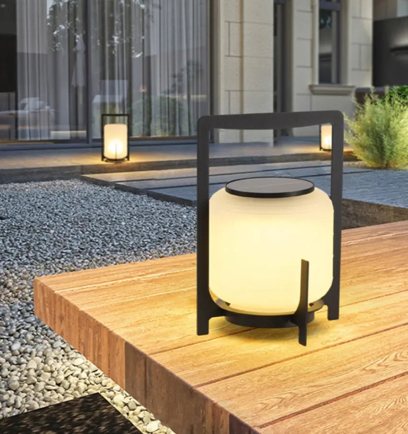 Steel Twilight Lantern Table Light - NexioPick