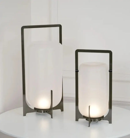 Steel Twilight Lantern Table Light - NexioPick