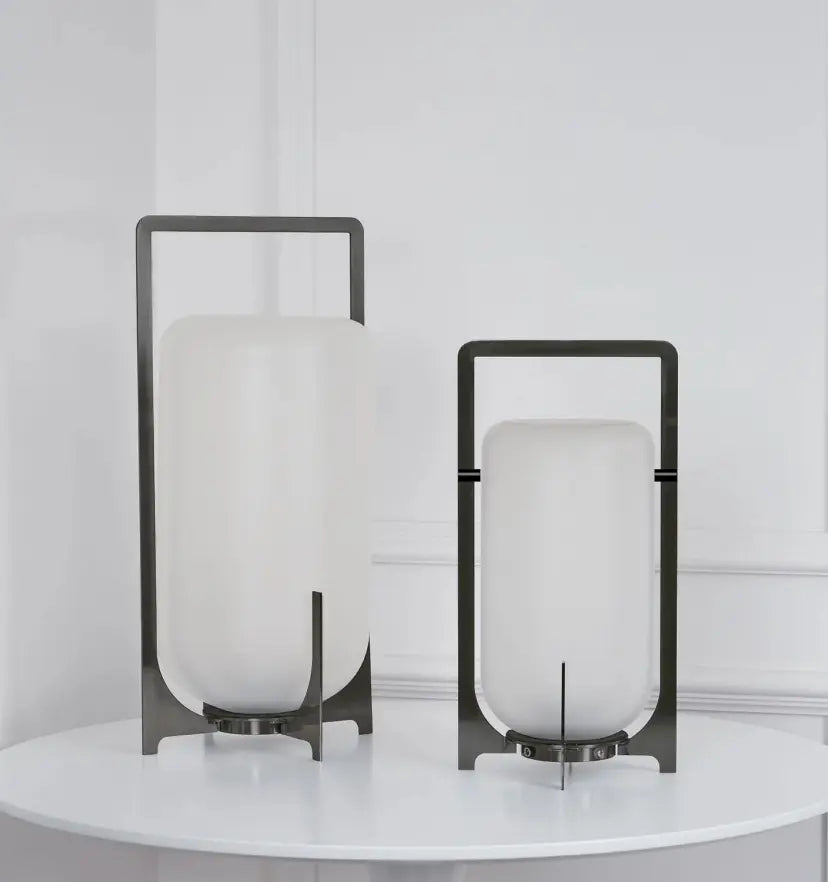 Steel Twilight Lantern Table Light - NexioPick
