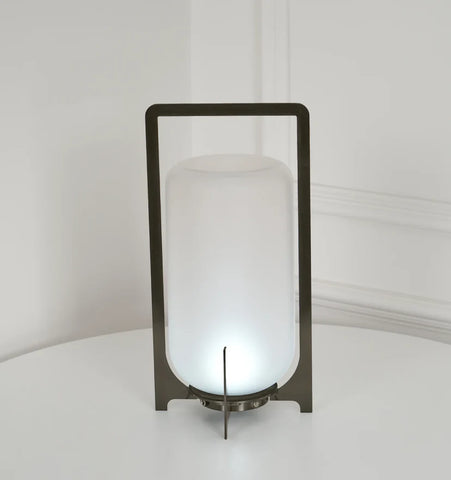 Steel Twilight Lantern Table Light - NexioPick