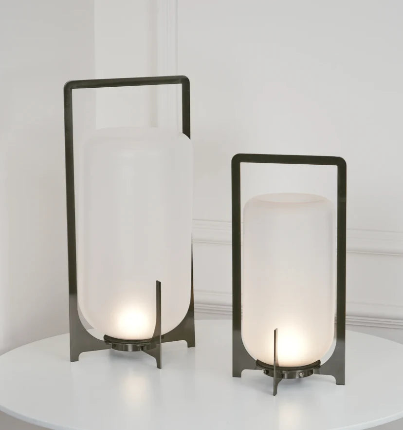 Steel Twilight Lantern Table Light - NexioPick