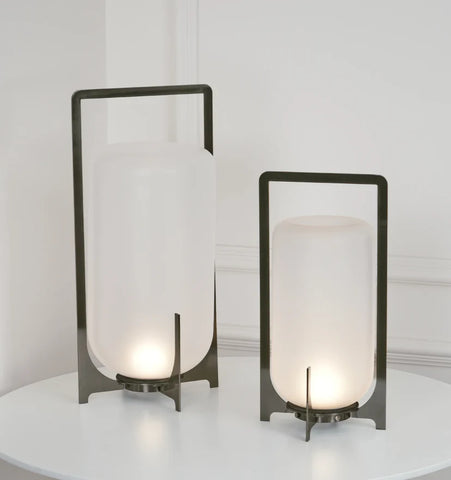 Steel Twilight Lantern Table Light - NexioPick