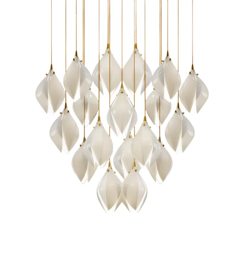 Ceramic Flower Pendant Light - NexioPick