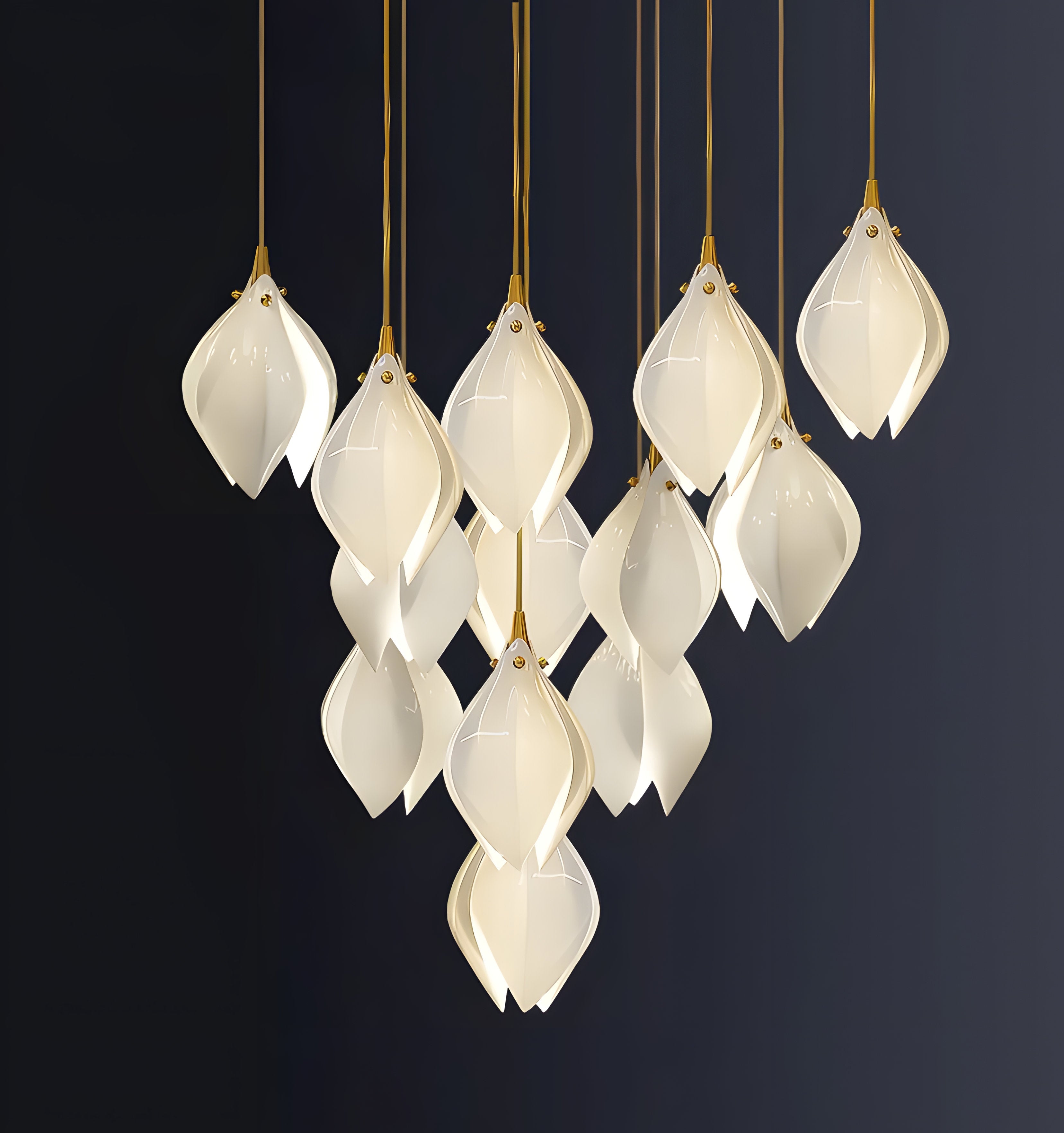 Ceramic Flower Pendant Light - NexioPick