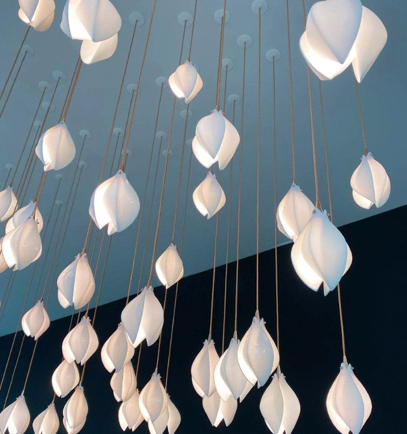 Ceramic Flower Pendant Light - NexioPick