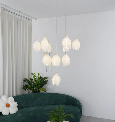 Ceramic Flower Pendant Light - NexioPick