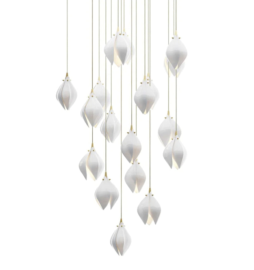 Ceramic Flower Pendant Light - NexioPick