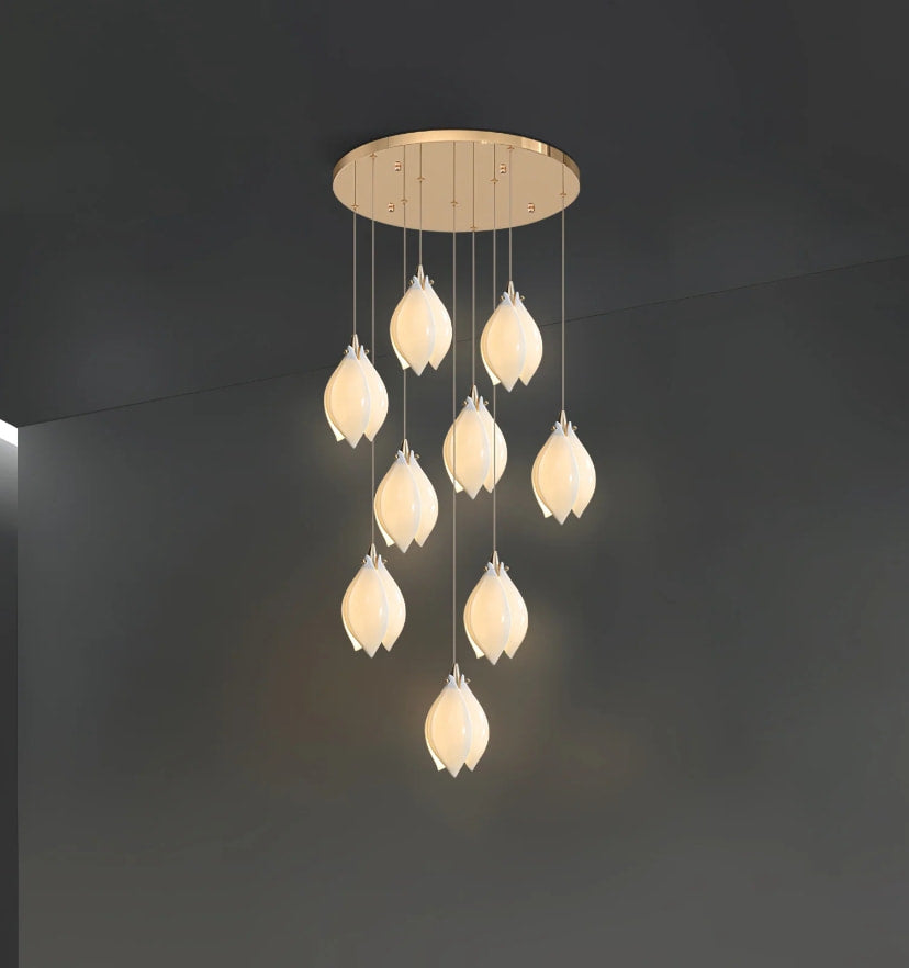 Ceramic Flower Pendant Light - NexioPick