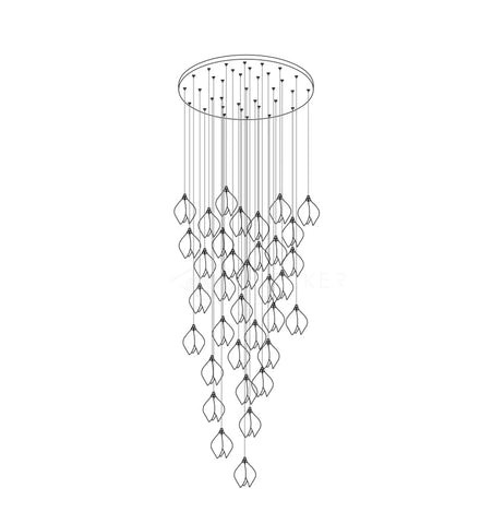 Ceramic Flower Pendant Light - NexioPick