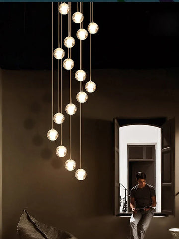 Crystal Bubbles Balls Pendant Lamp - NexioPick
