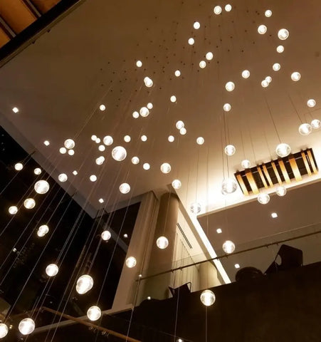 Crystal Bubbles Balls Pendant Lamp - NexioPick