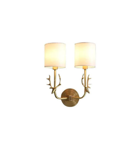 Brass Deer Head Wall Light - NexioPick