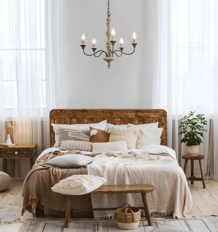 Candlestick Farmhouse Chandelier - NexioPick
