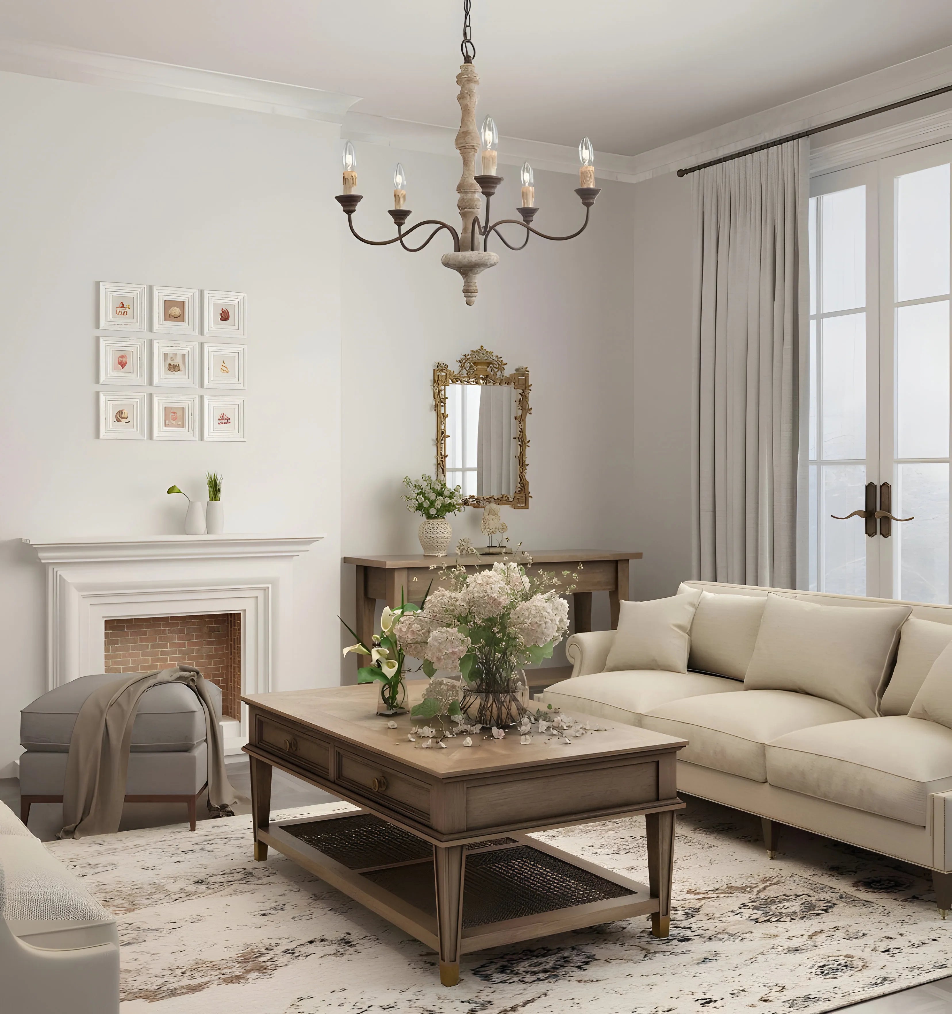 Candlestick Farmhouse Chandelier - NexioPick