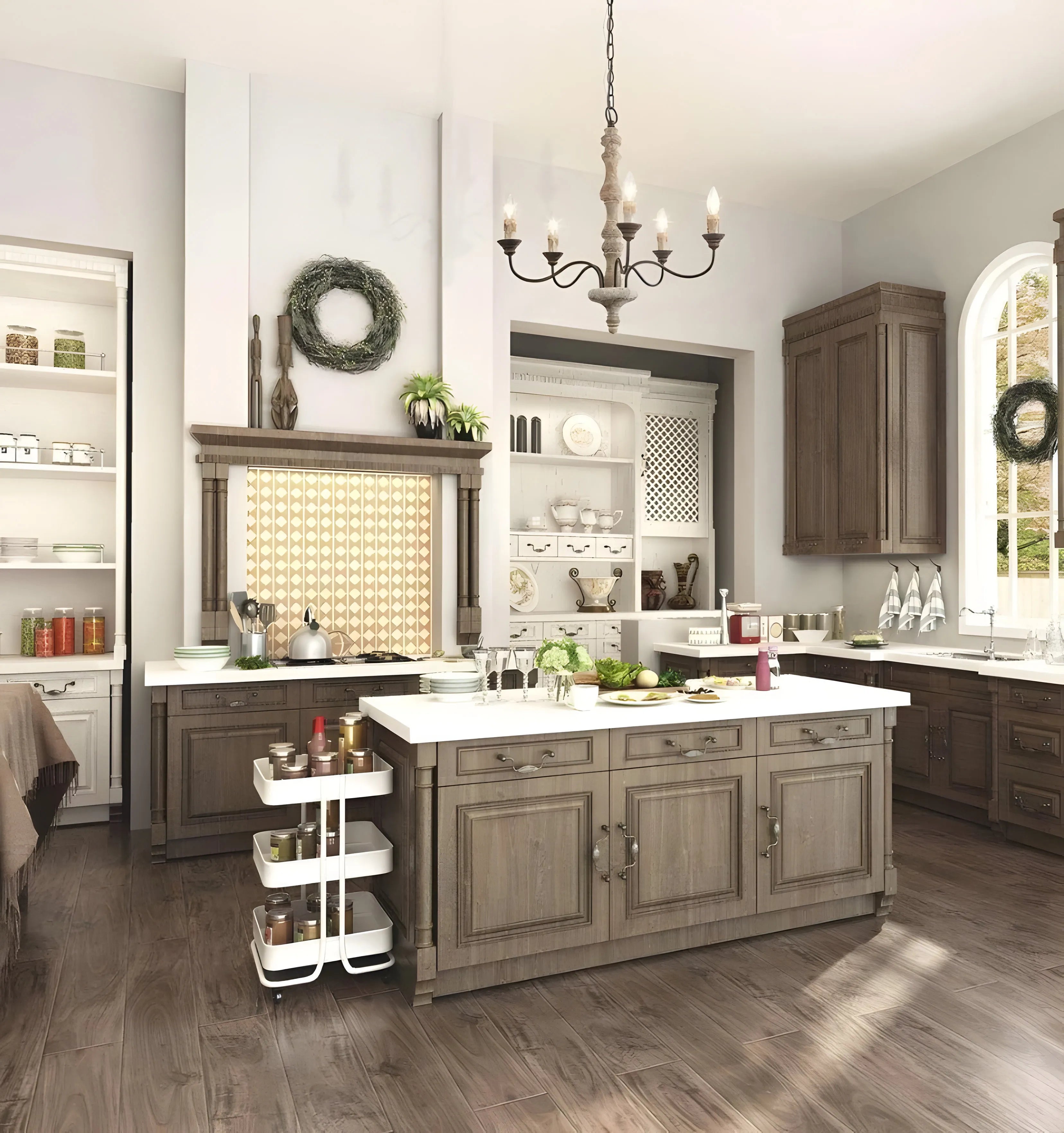 Candlestick Farmhouse Chandelier - NexioPick