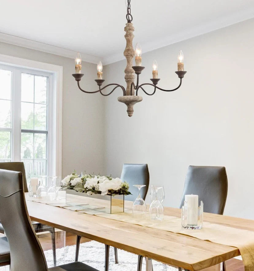 Candlestick Farmhouse Chandelier - NexioPick