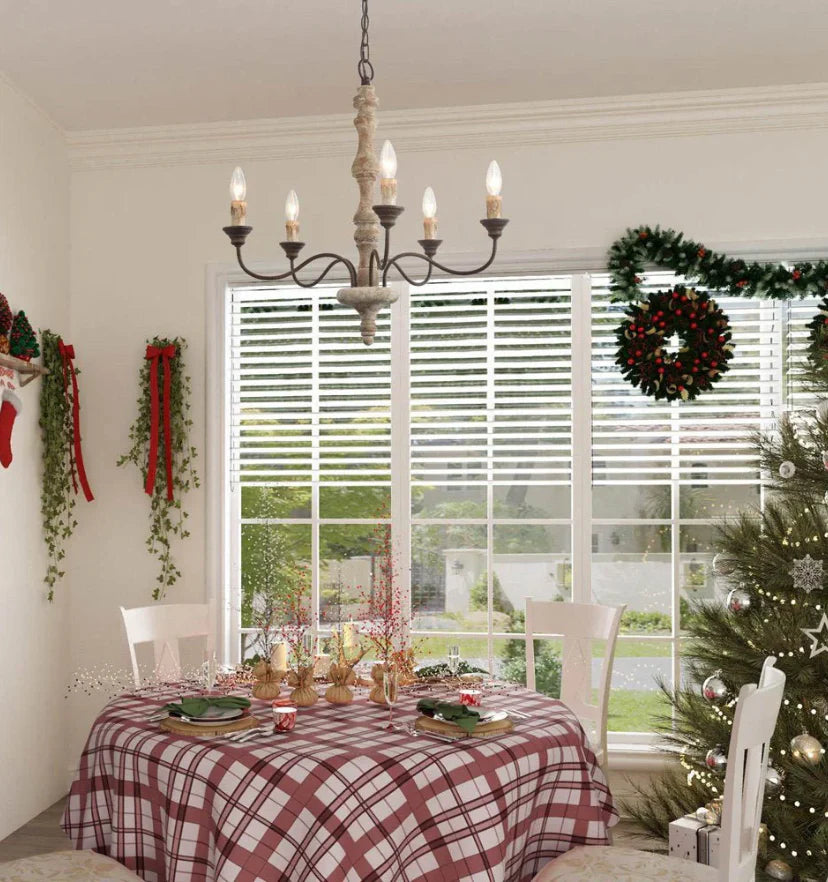 Candlestick Farmhouse Chandelier - NexioPick
