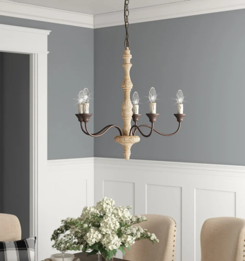 Candlestick Farmhouse Chandelier - NexioPick