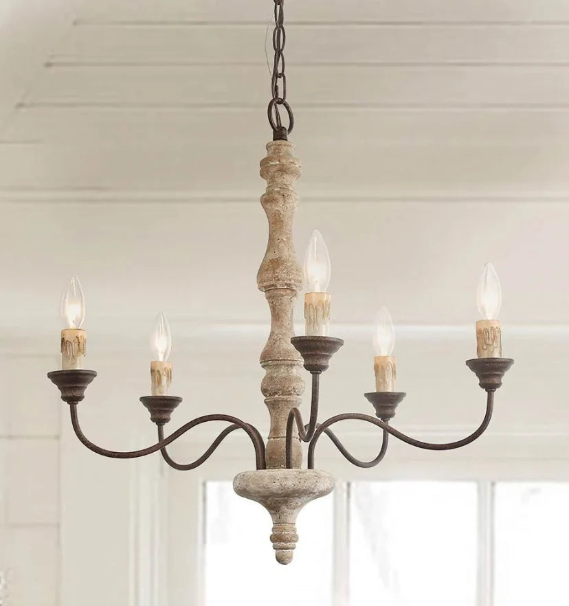 Candlestick Farmhouse Chandelier - NexioPick