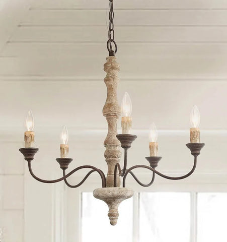 Candlestick Farmhouse Chandelier - NexioPick