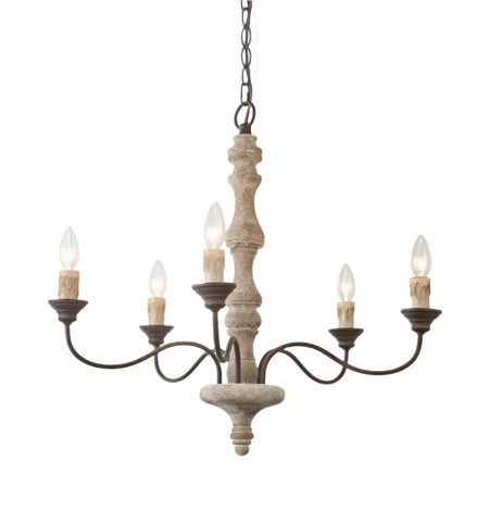 Candlestick Farmhouse Chandelier - NexioPick