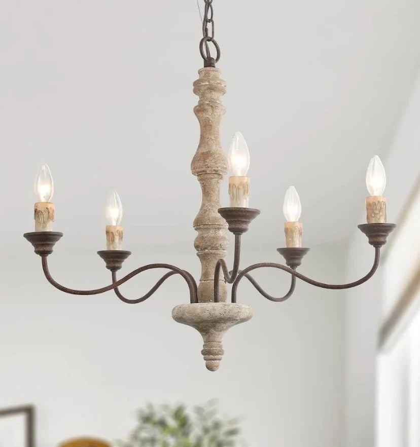 Candlestick Farmhouse Chandelier - NexioPick