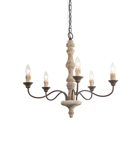 Candlestick Farmhouse Chandelier - NexioPick