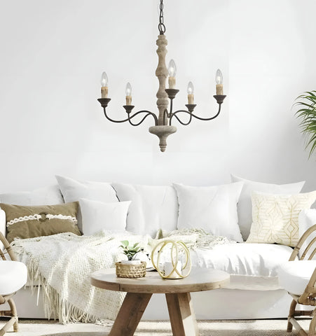 Candlestick Farmhouse Chandelier - NexioPick