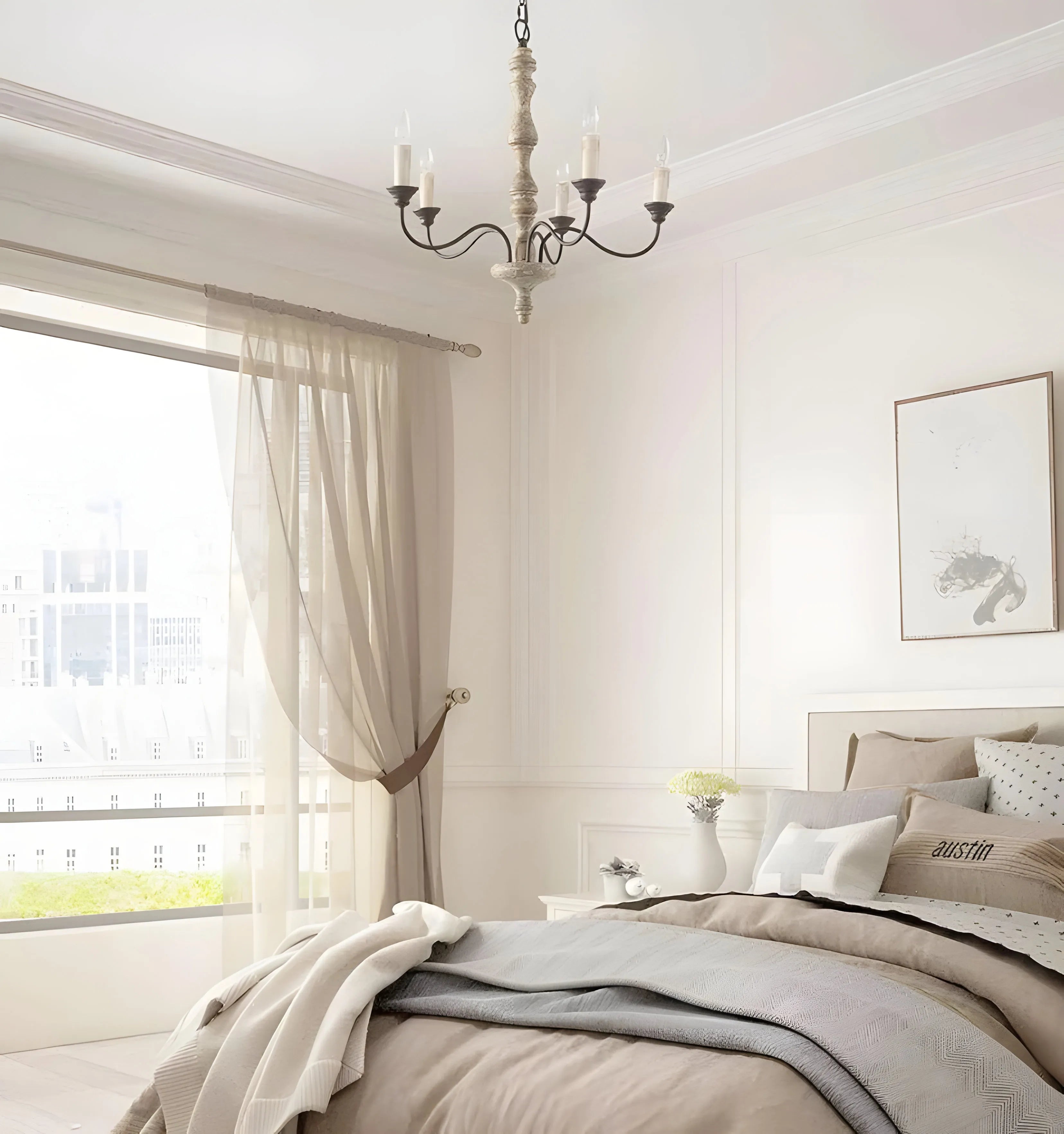 Candlestick Farmhouse Chandelier - NexioPick