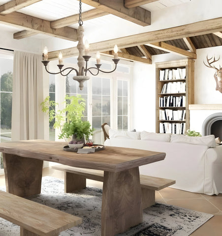 Candlestick Farmhouse Chandelier - NexioPick