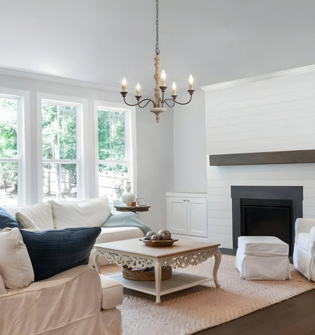 Candlestick Farmhouse Chandelier - NexioPick