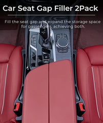 Car Seat Gap Filler 2-Pack – Keep Your Car Neat & Organized with Built-in Phone & Cup Holder