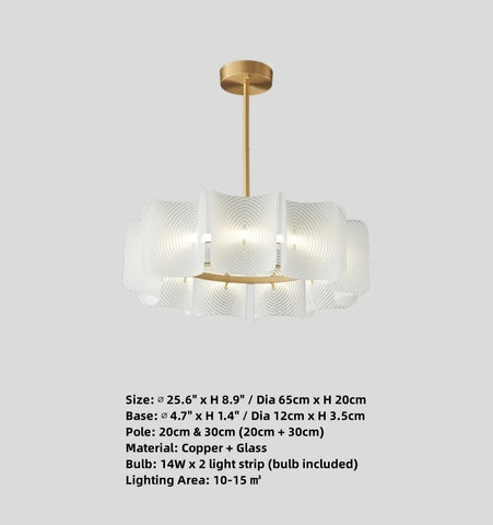 Carlos Ripple Chandelier - NexioPick