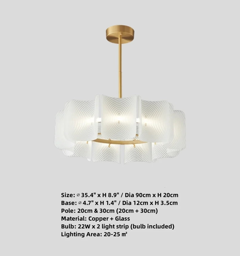 Carlos Ripple Chandelier - NexioPick