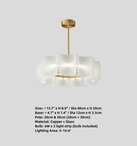 Carlos Ripple Chandelier - NexioPick