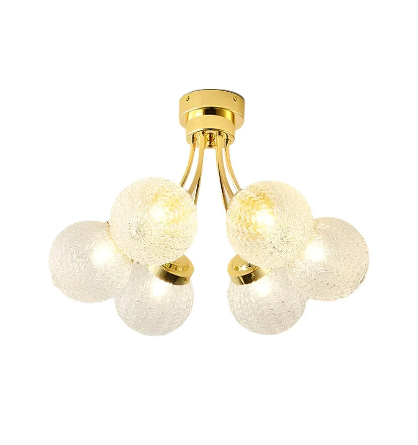 Carved Glass Ceiling Lamp - NexioPick