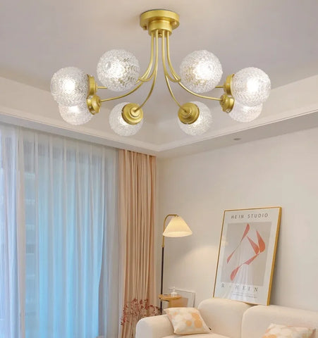 Carved Glass Ceiling Lamp - NexioPick