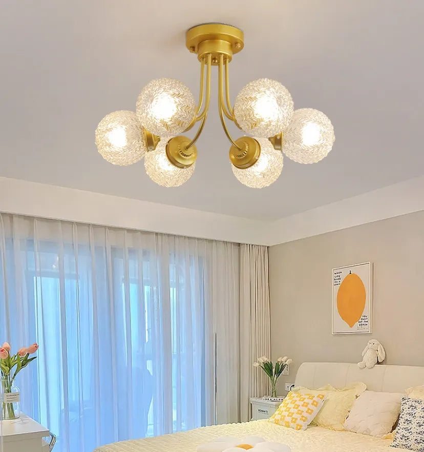 Carved Glass Ceiling Lamp - NexioPick