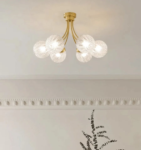 Carved Glass Ceiling Lamp - NexioPick