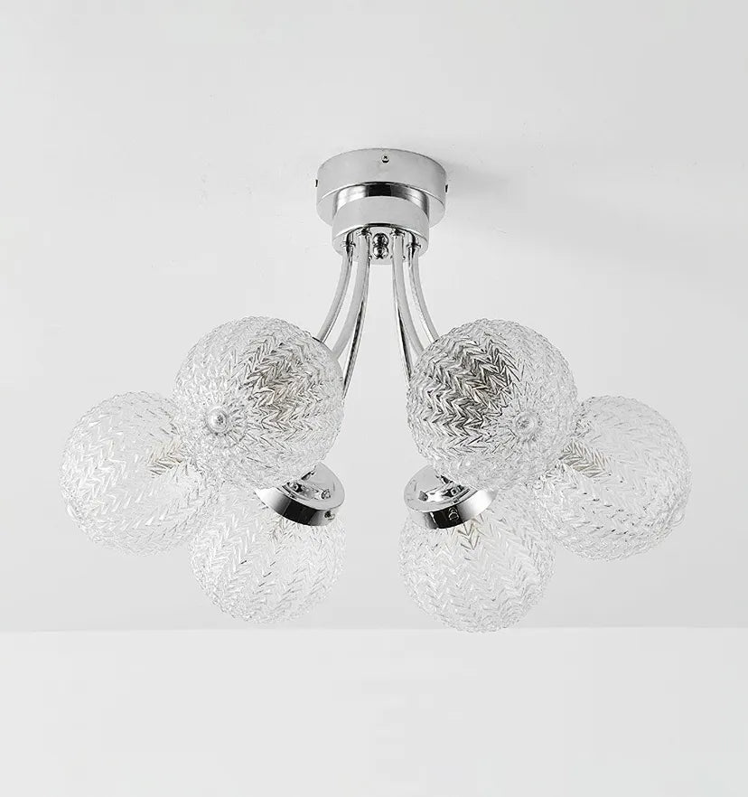 Carved Glass Ceiling Lamp - NexioPick