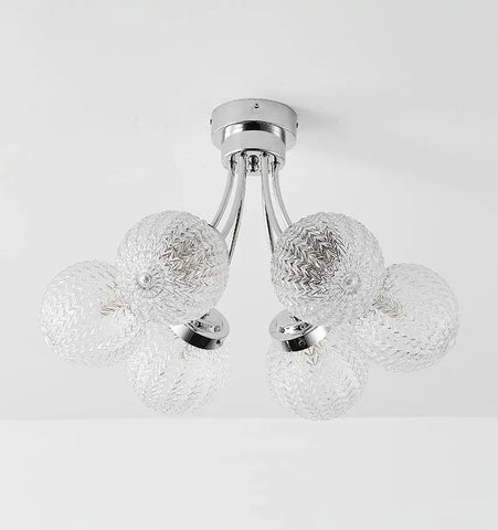 Carved Glass Ceiling Lamp - NexioPick