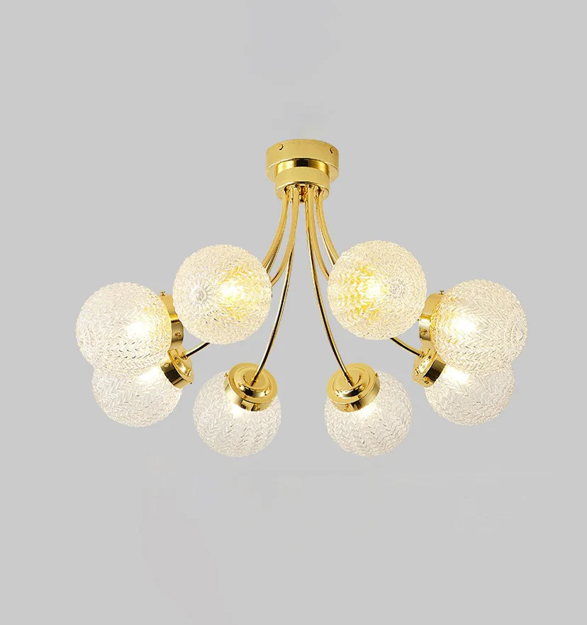 Carved Glass Ceiling Lamp - NexioPick