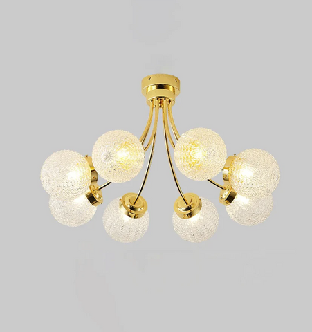 Carved Glass Ceiling Lamp - NexioPick