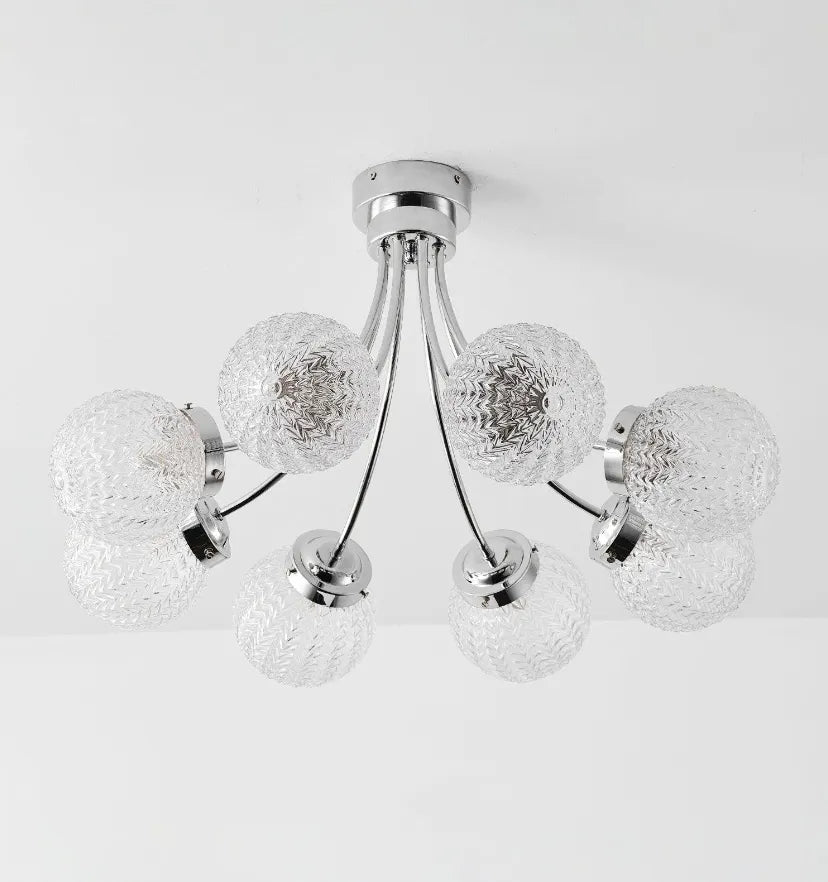 Carved Glass Ceiling Lamp - NexioPick