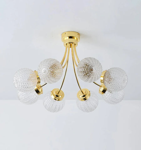 Carved Glass Ceiling Lamp - NexioPick