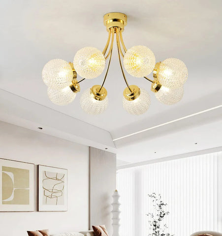 Carved Glass Ceiling Lamp - NexioPick